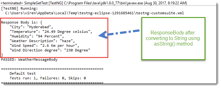 How To Read Json Response Body Using Rest Assured 